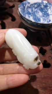 和田玉貔貅,招财进宝
